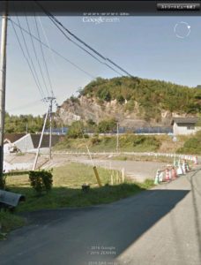 熊本県上益城郡甲佐町白旗小学校近く
